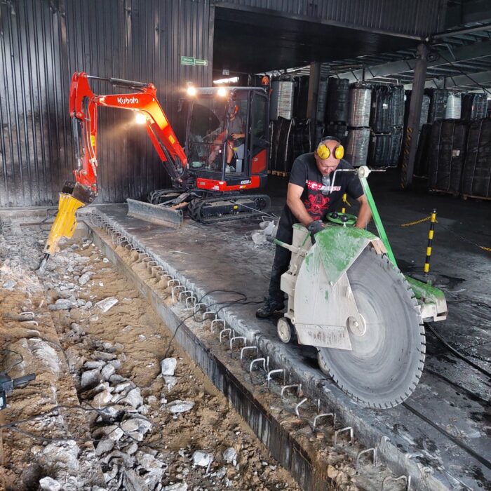 Cięcie i wiercenie techniką diamentową